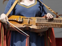 Olika typer av nyckelharpa
